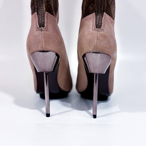 UNITED NUDE Brown leather boots - Picture 11 of 13